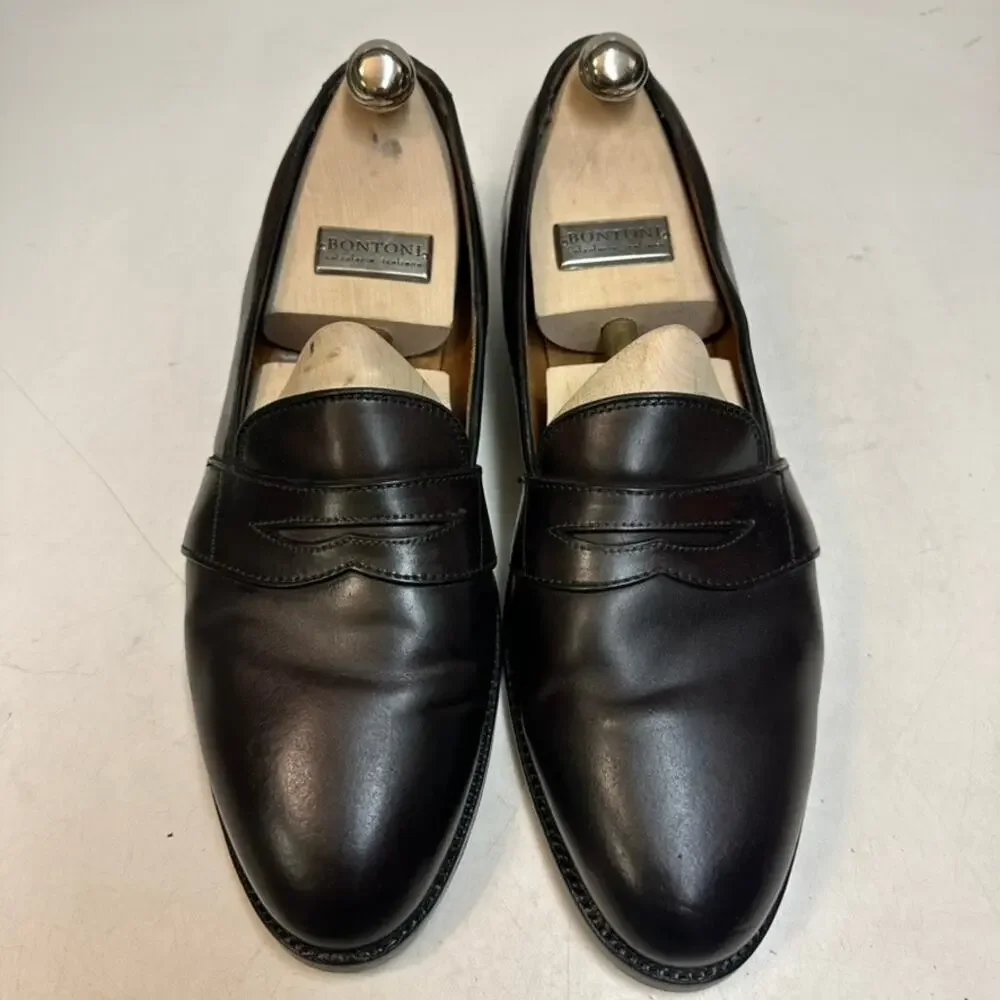 FULLY RESOLED Alden x OSCC 0329 Color 8 Shell Cordovan Penny Loafer RARE 12 USA